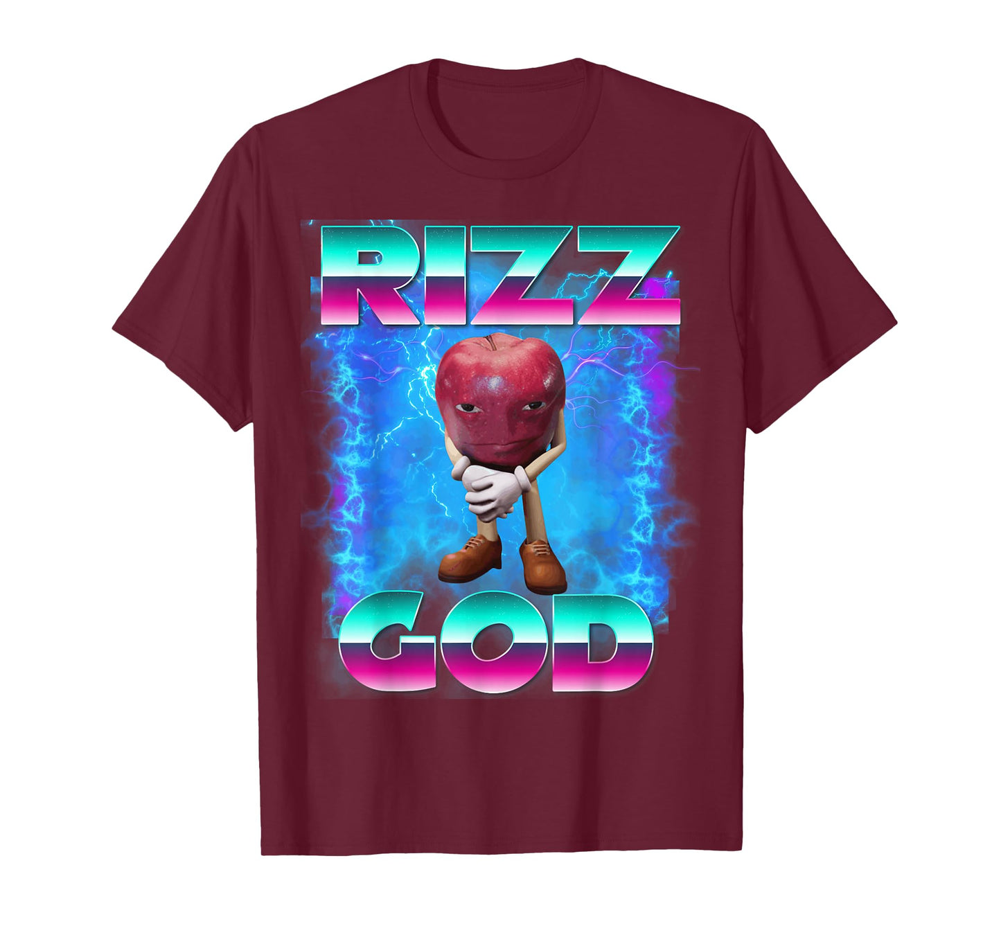 Rizz God Rizz Apple Funny Memes Internet Memes Gen-Z Memes T-Shirt
