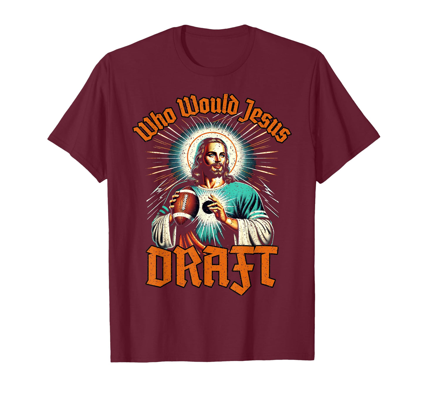 Fantasy Football Champion Who Would Jesus Draft Party T-Shirt