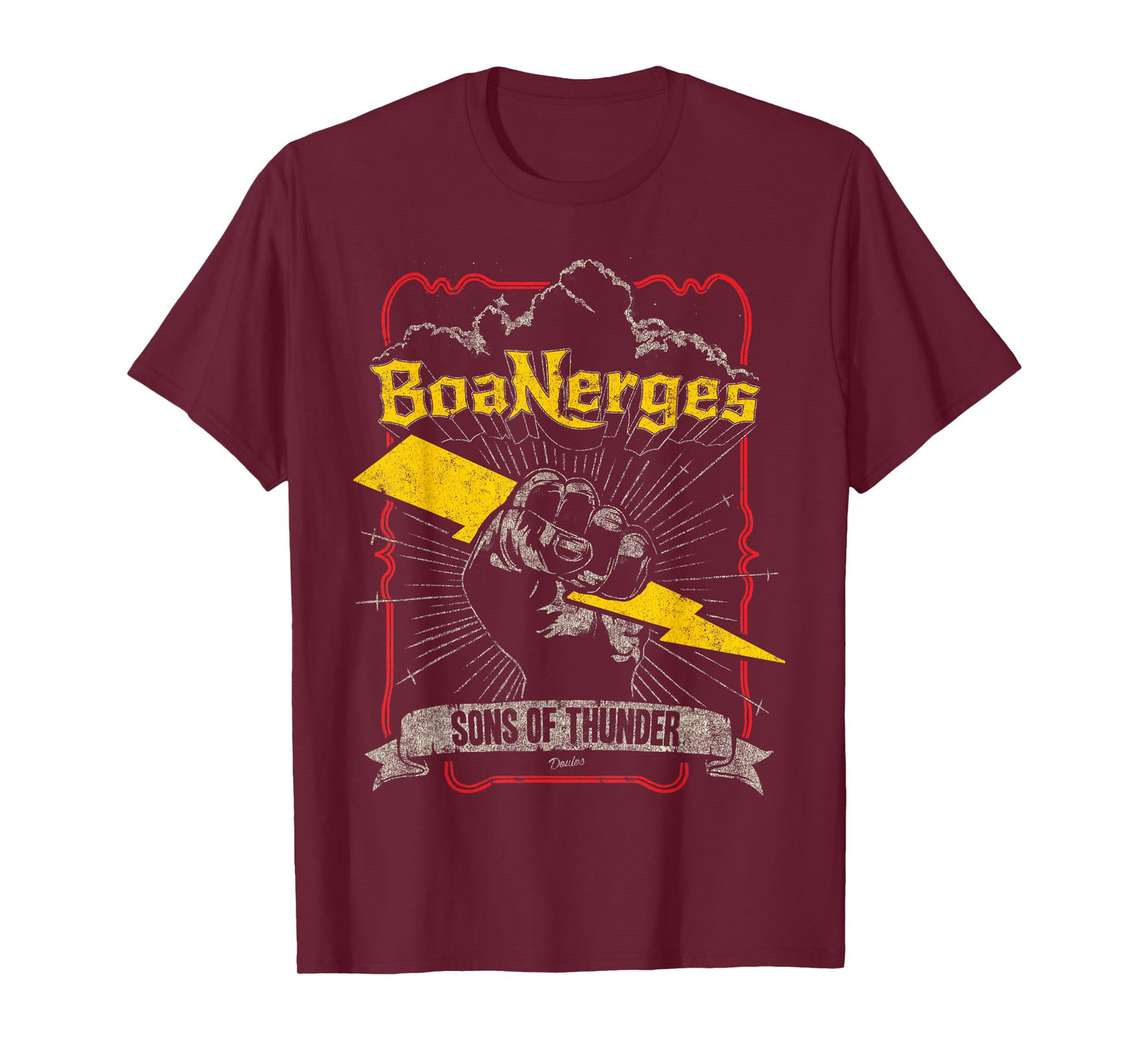 Boanerges Sons of thunder Bible verse Graphic T-Shirt