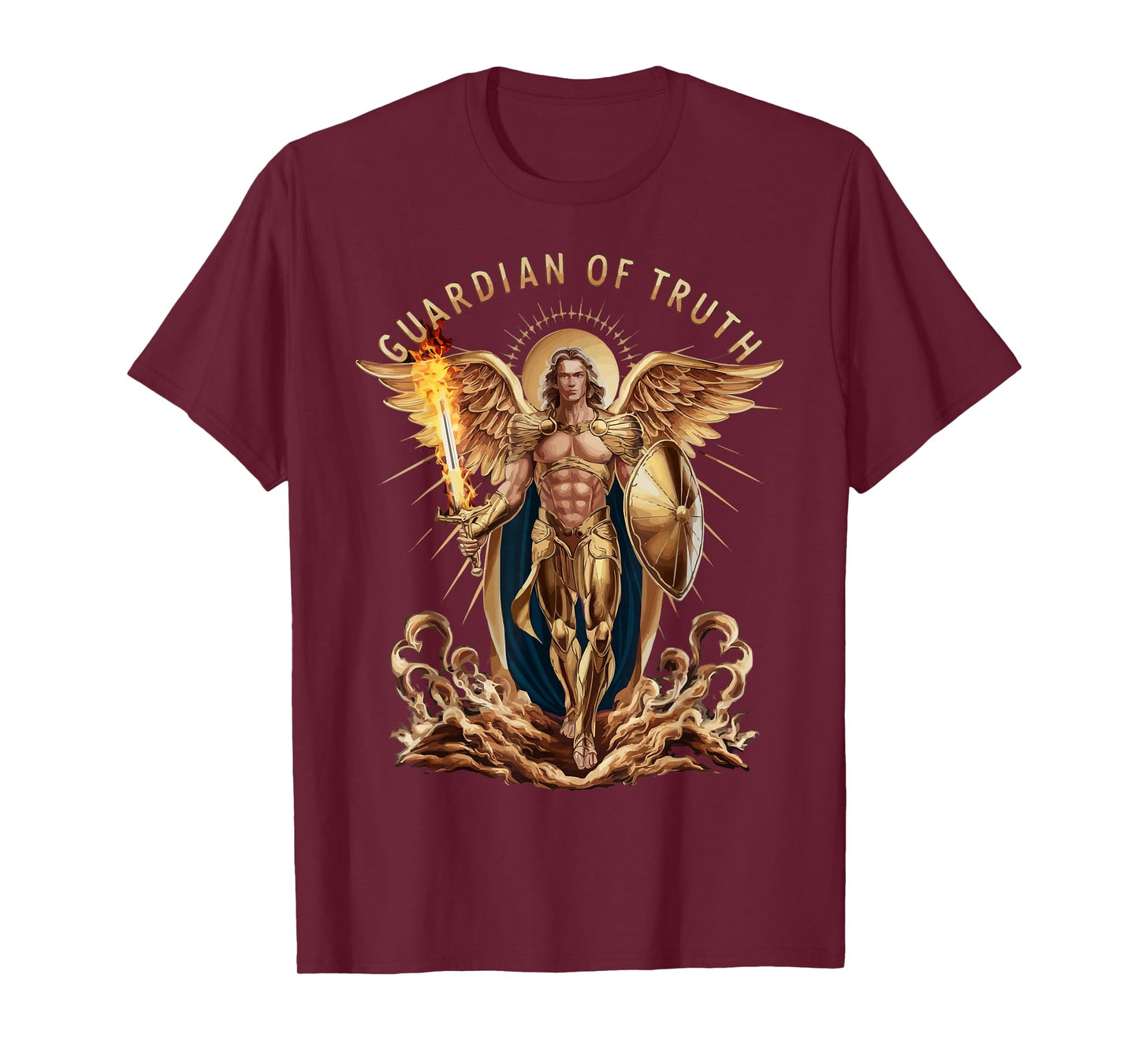 Archangel Michael Catholic Christianity Guardian Angel T-Shirt