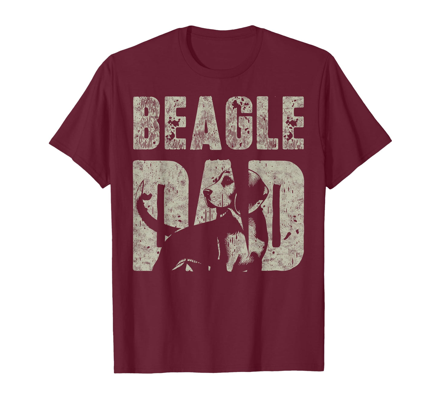 Beagle Dad Vintage Father's Day Grandpa Dog Lover Dog Dad T-Shirt for Men Women