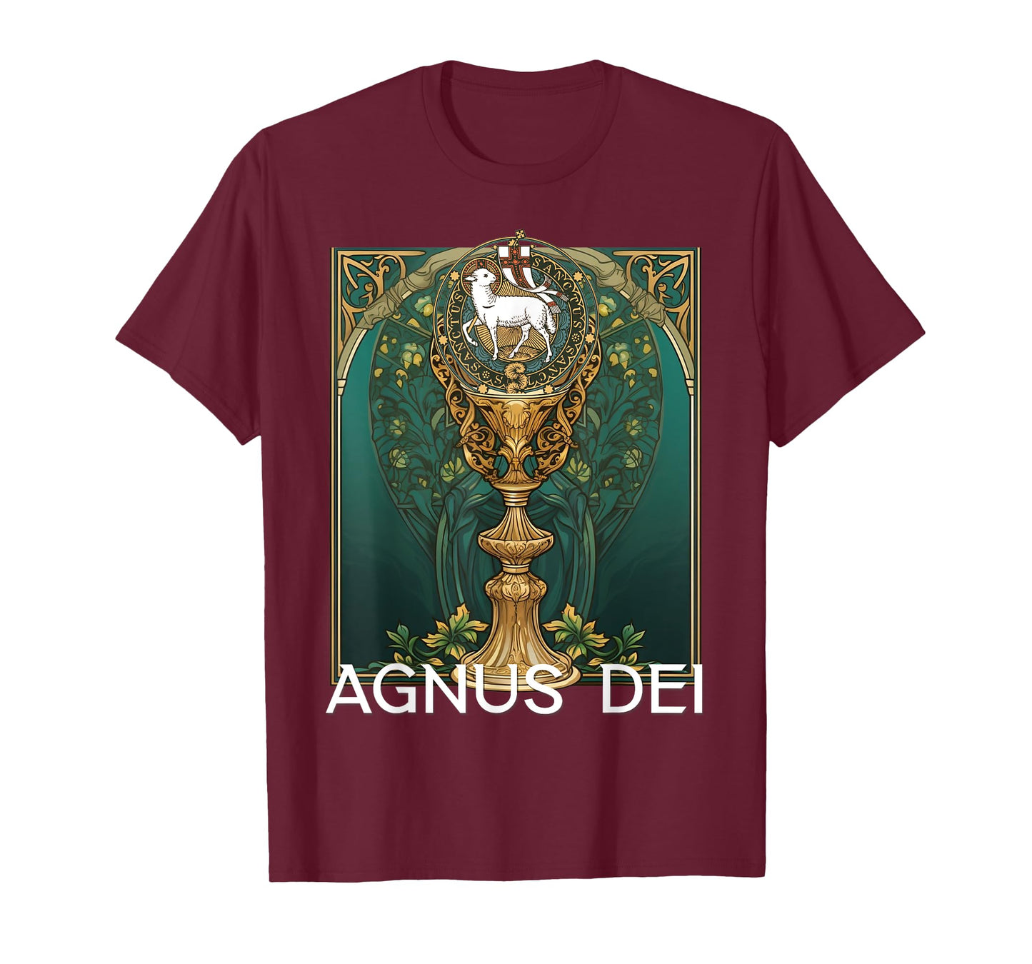 Agnus Dei Sanctus Traditional Latin Mass Catholic T-Shirt