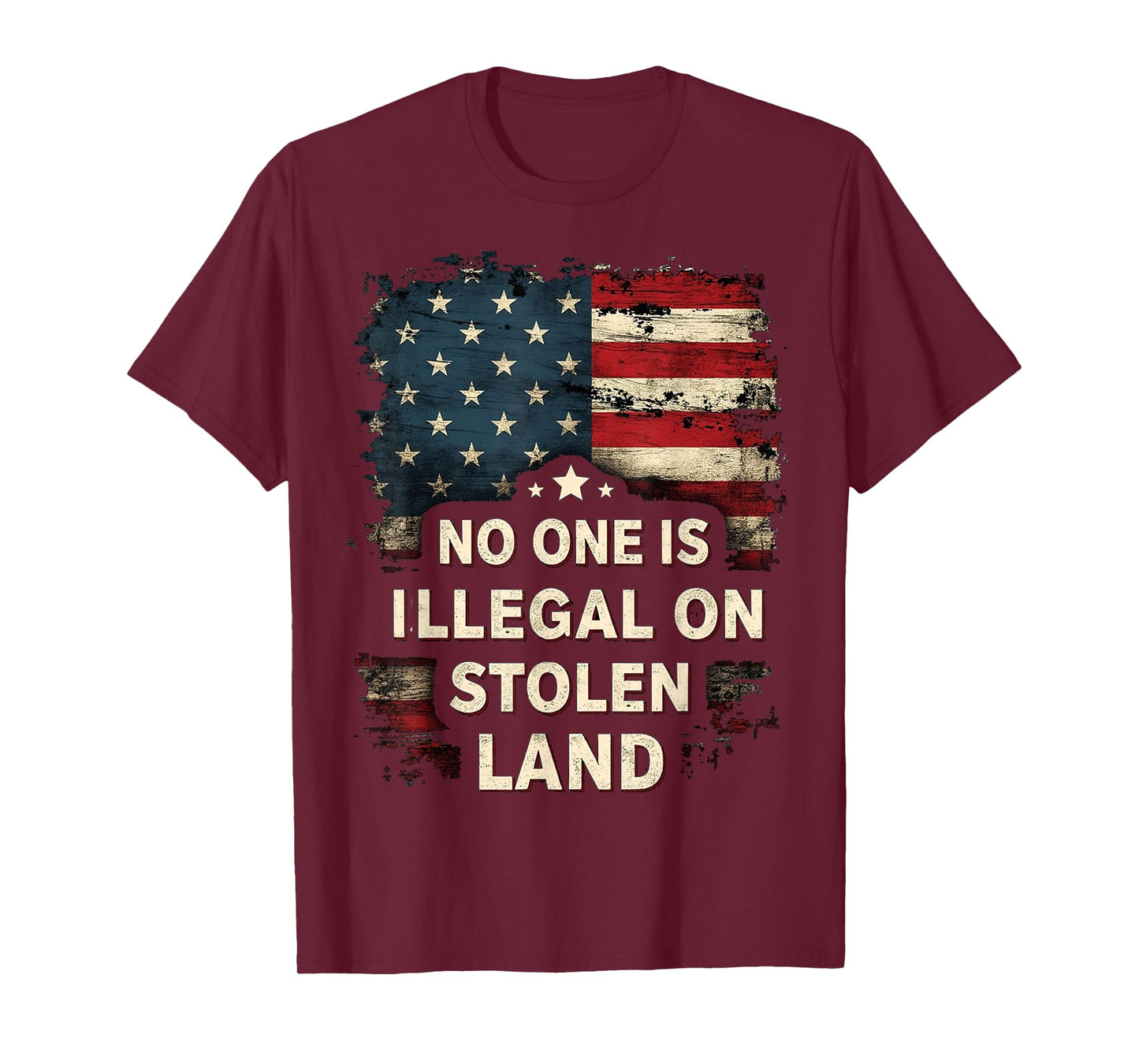 Native Americans No One Is Illegal on Stolen Land T-Shirt