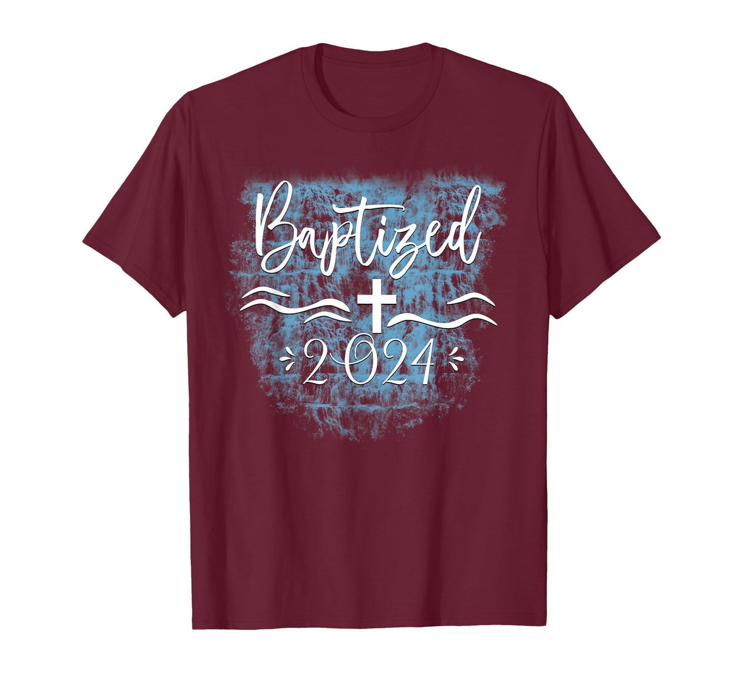 2024 Christian Baptism Christ Baptized Church Group T-Shirt