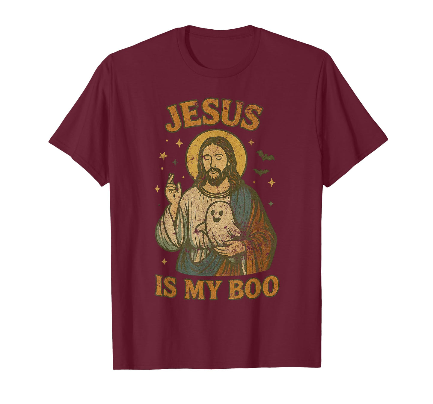 Jesus is My Boo Funny Christian Vintage Halloween 90's Retro T-Shirt