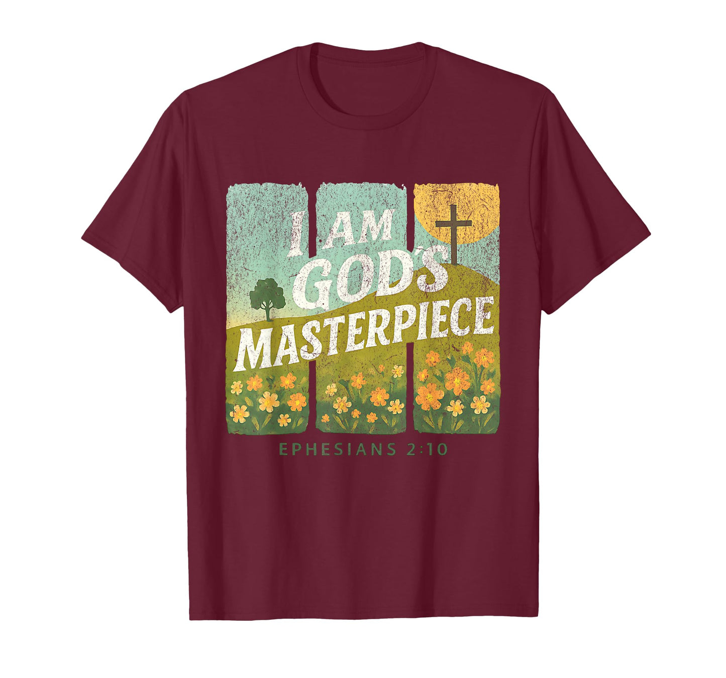 I AM GOD`S Masterpiece Christian Ephesians 2:20 T-Shirt