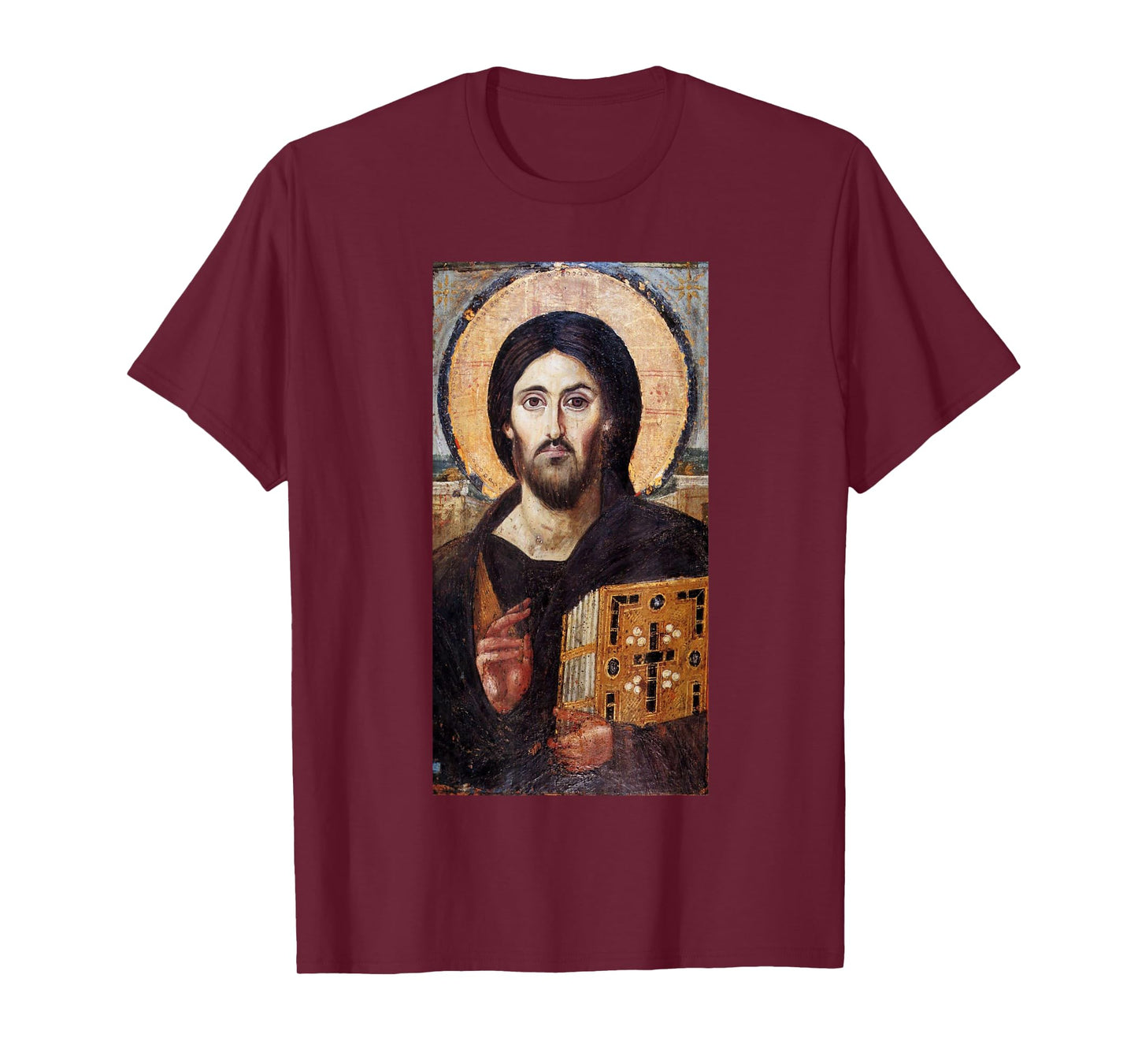 Jesus Christ Pantocrator Sinai Orthodox Christian Icon Gifts T-Shirt