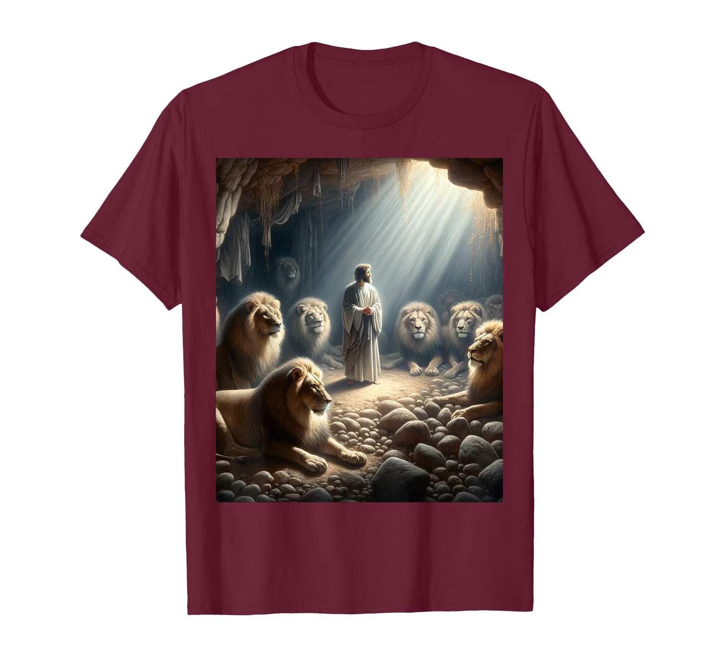 Daniel in the Lions Den Christian Faith God’s Miracles T-Shirt