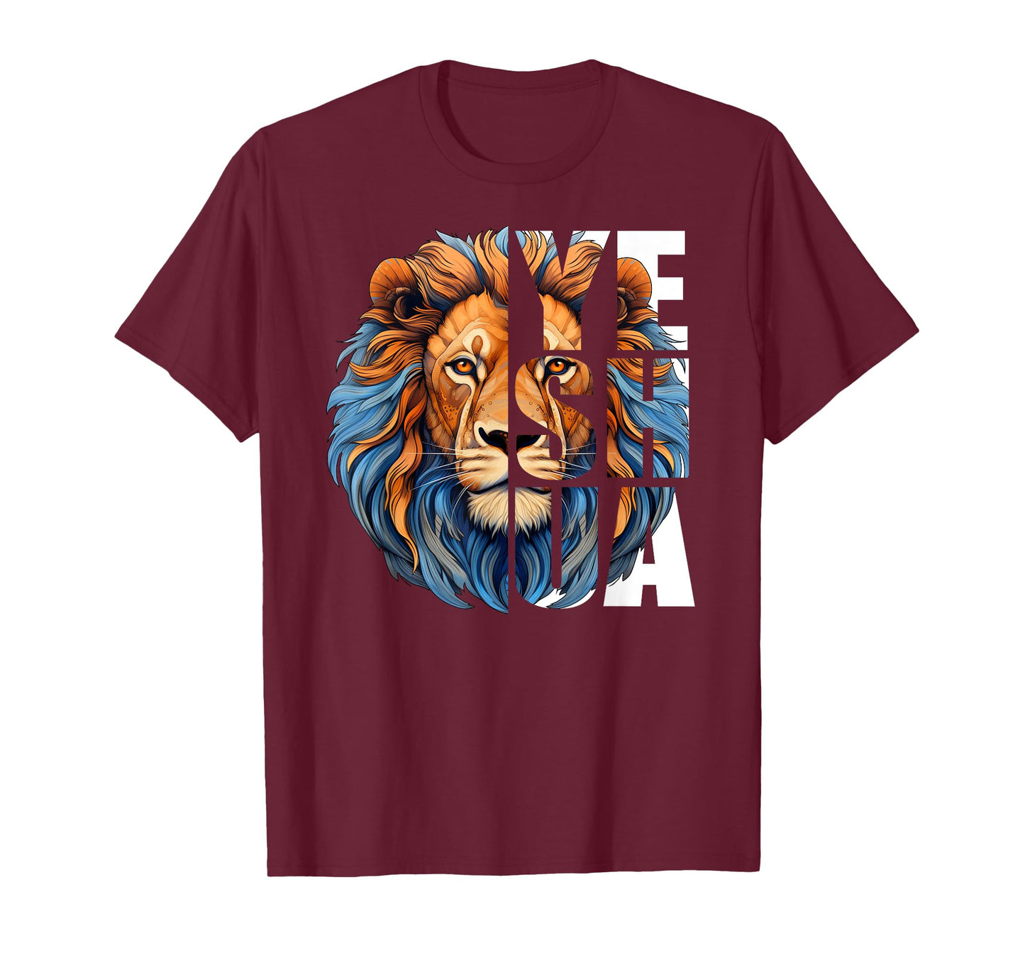 Yeshua Lion Of Judah Fear Bible Christian Religious T-Shirt