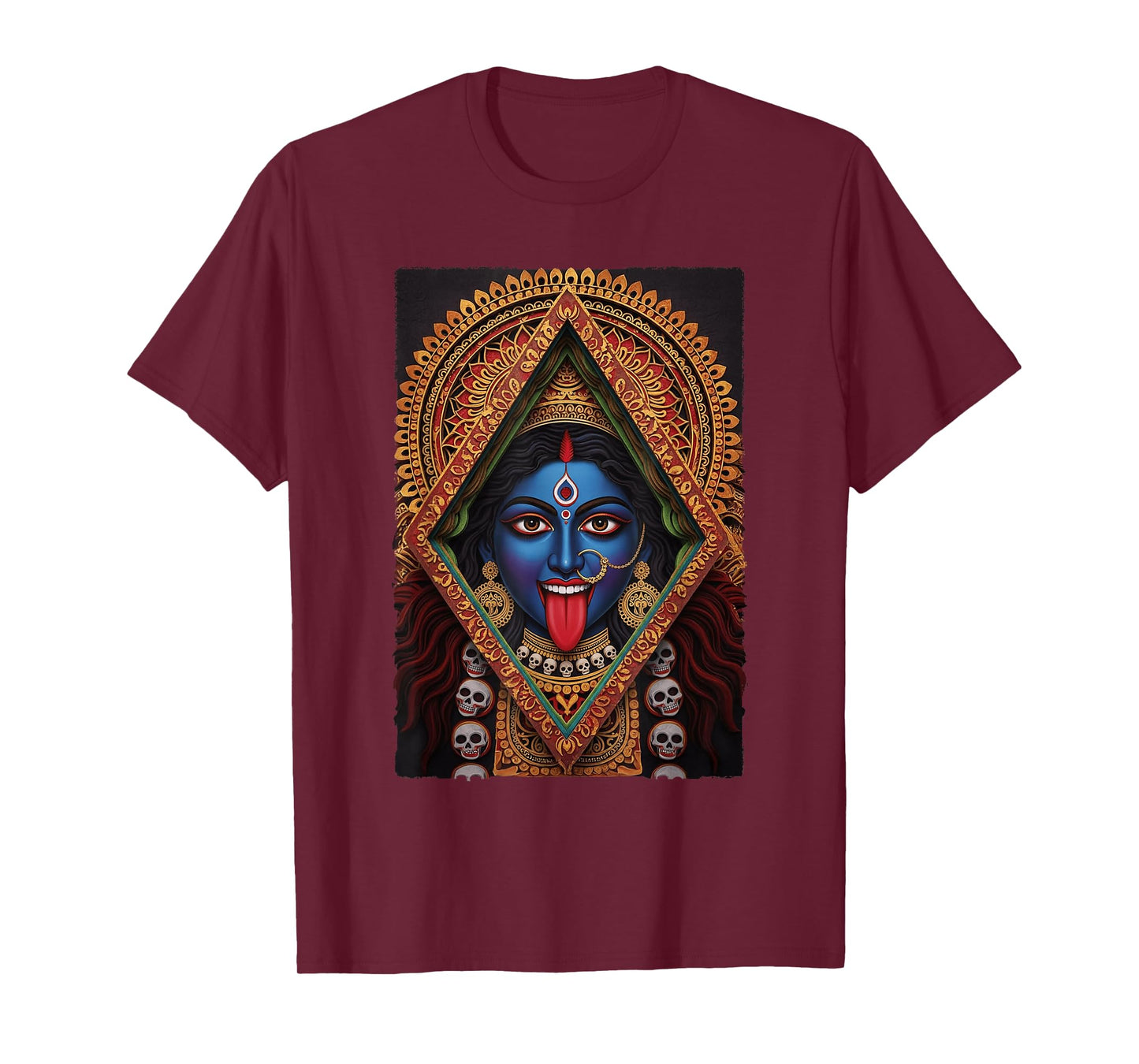 Maa Kali Fierce Divine Feminine Minimal Retro Poster Art T-Shirt