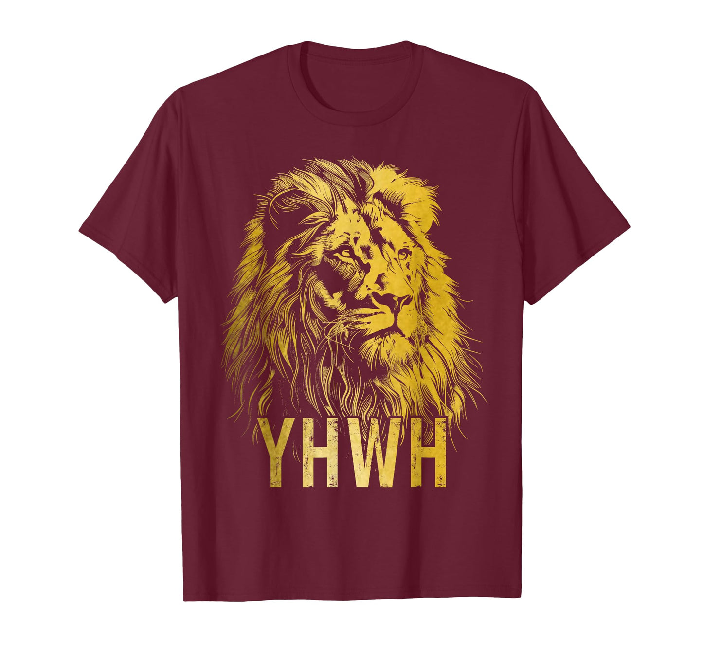 YHWH Hebrew Israelite Lion Of Judah Tribe Jew Jewish Yahweh T-Shirt