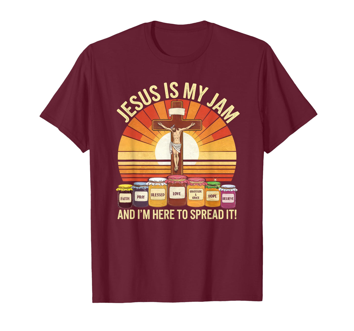 Jesus is My Jam Tshirt Men Women Christian Bible Verse T-Shirt
