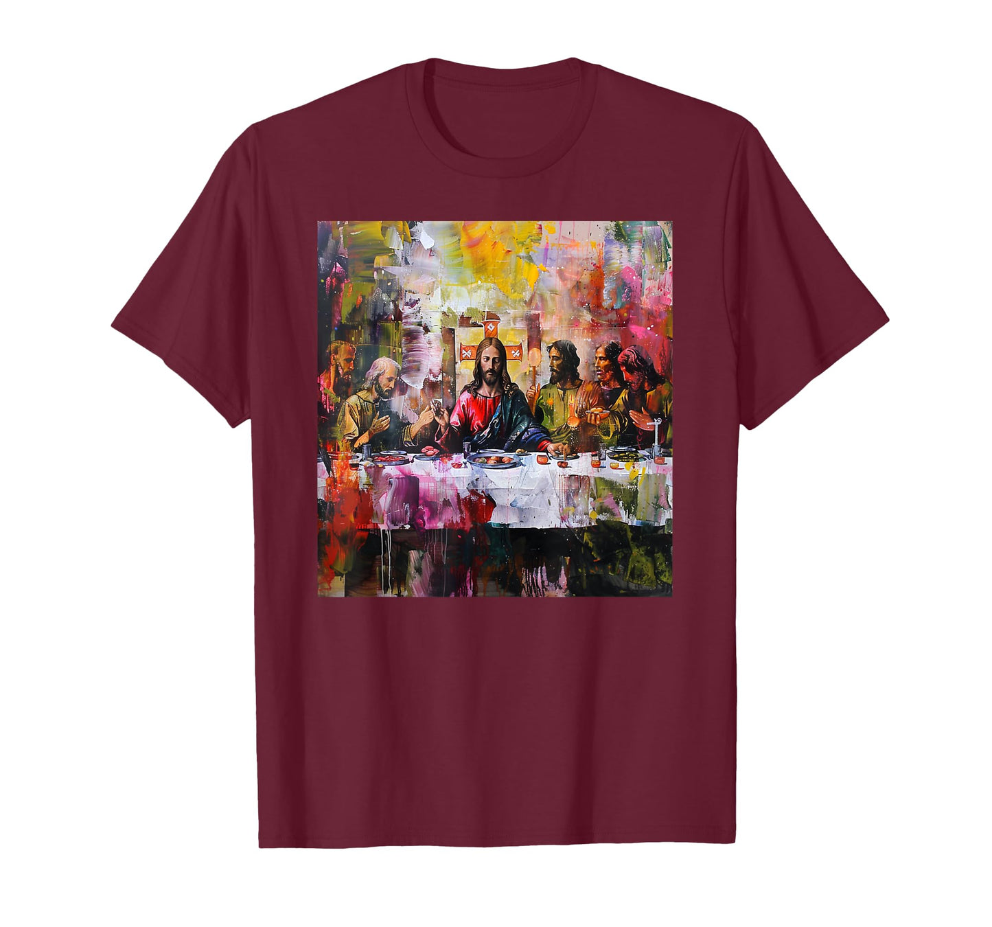 3.Religion and modern,bible art, faith, last, supper T-Shirt
