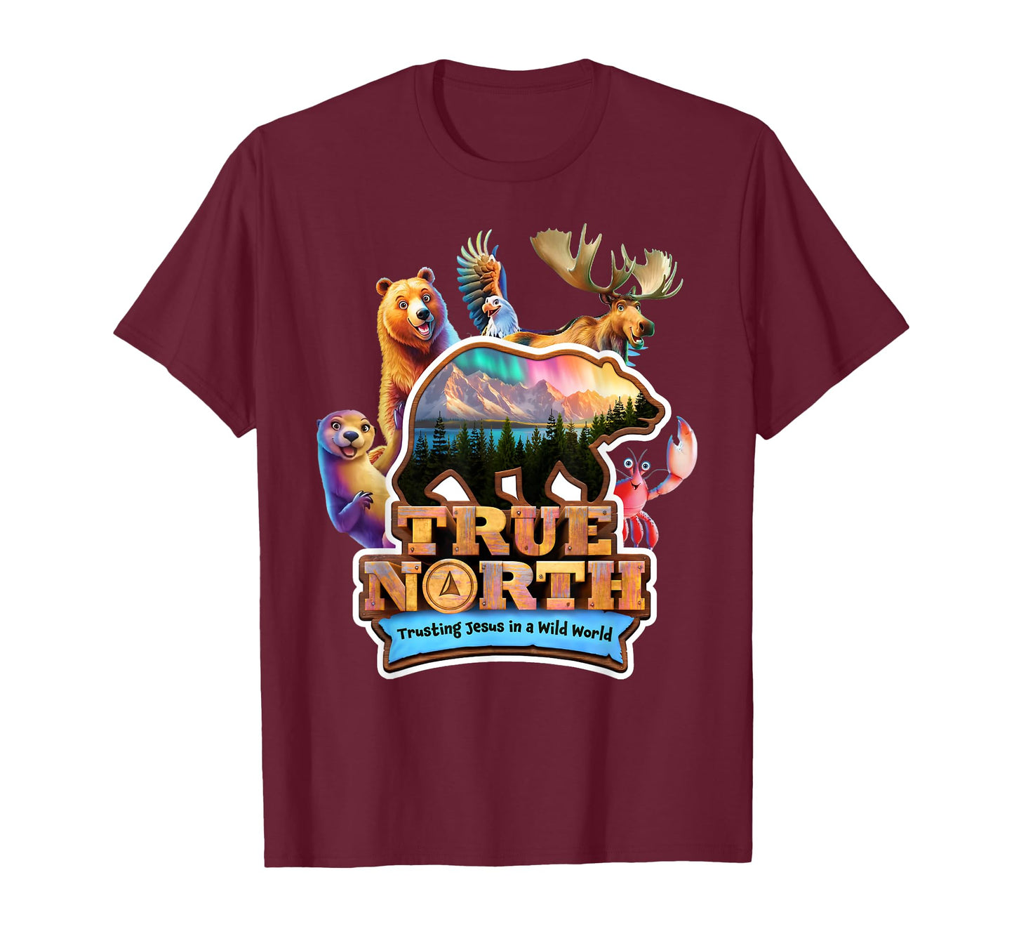 True North VBS 2025 Trusting Jesus Christian Camp T-Shirt