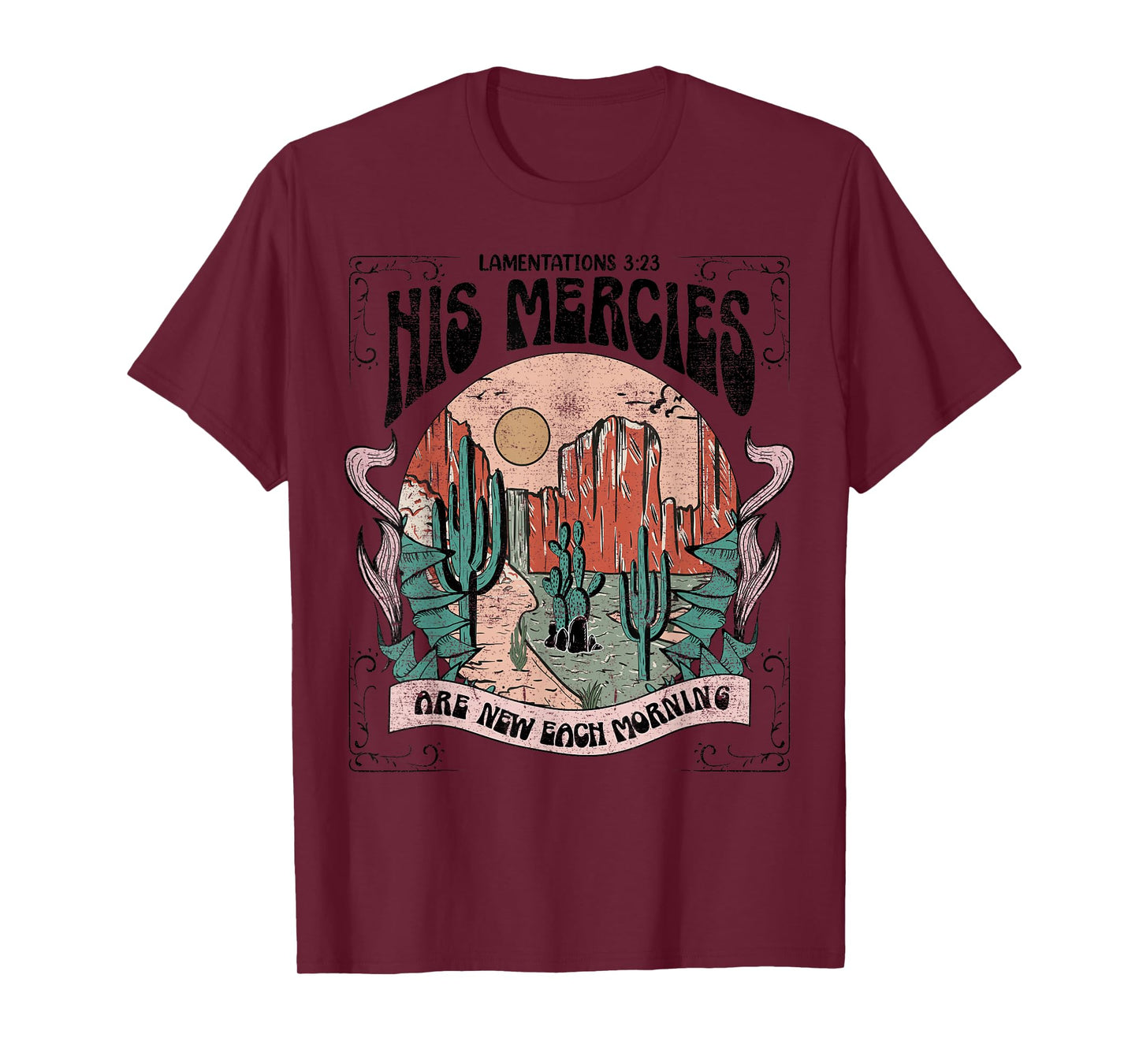 His mercy are new every morning Christian design T-Shirt
