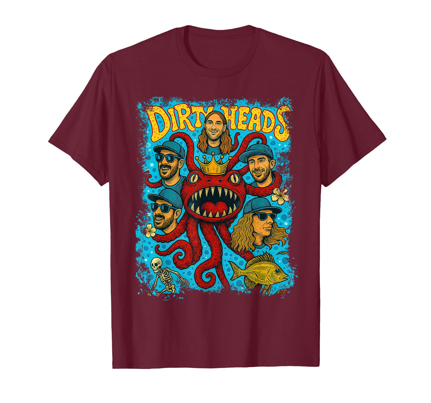 Vintage Dirty Heads in retro Funny style T-Shirt