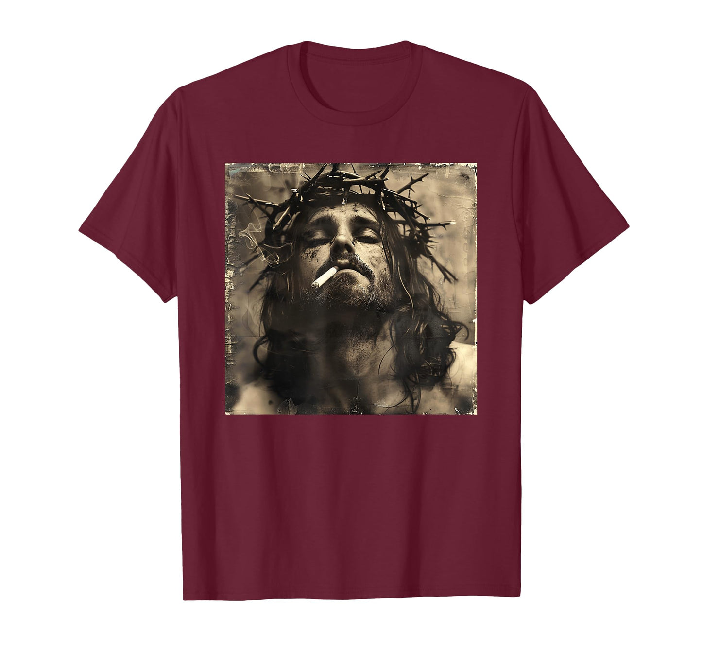 Cooler Jesus Christ Smokes, Resistance, Rebellious Jesus T-Shirt