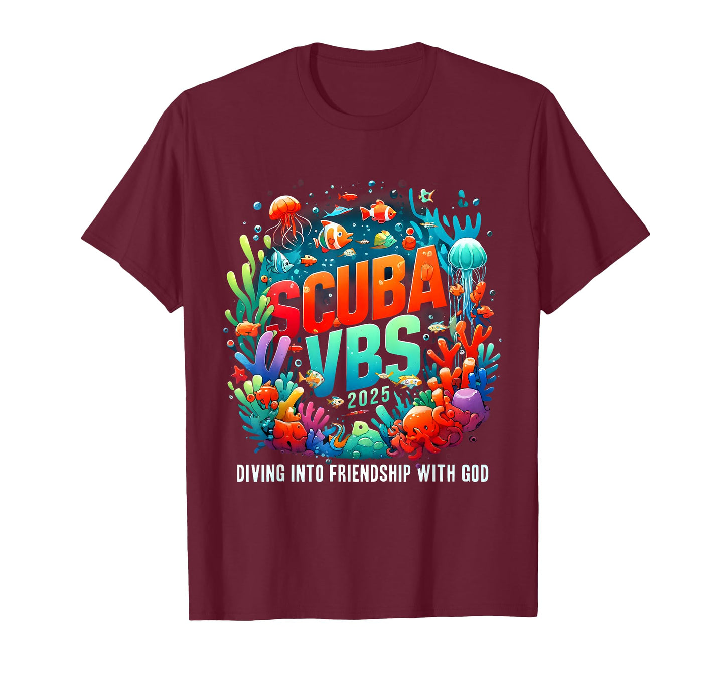 VBS 2025 Scuba Diving Into Friendship With God T-Shirt
