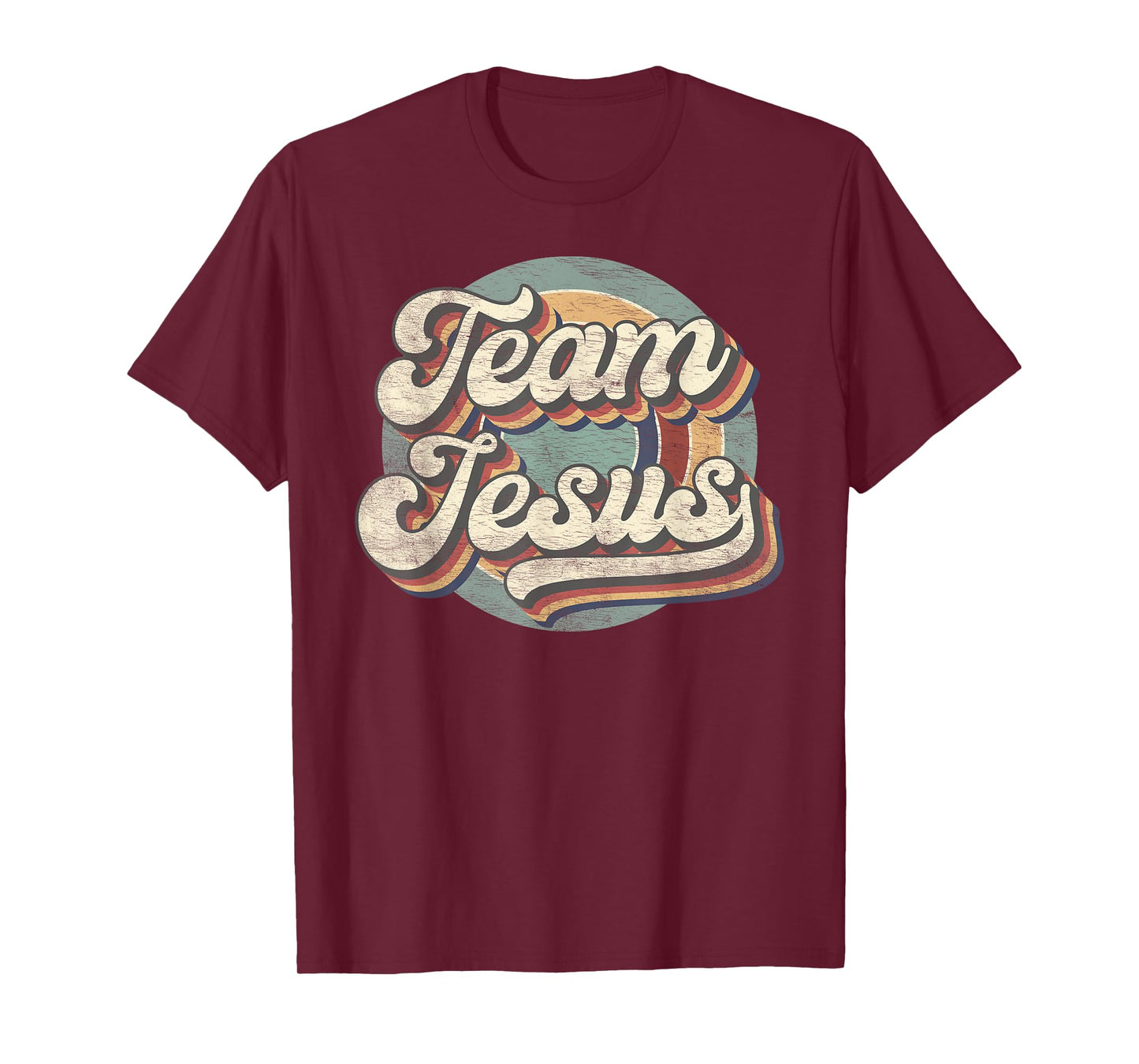 Retro Team Jesus Christian Bible Religious Mens Womens T-Shirt
