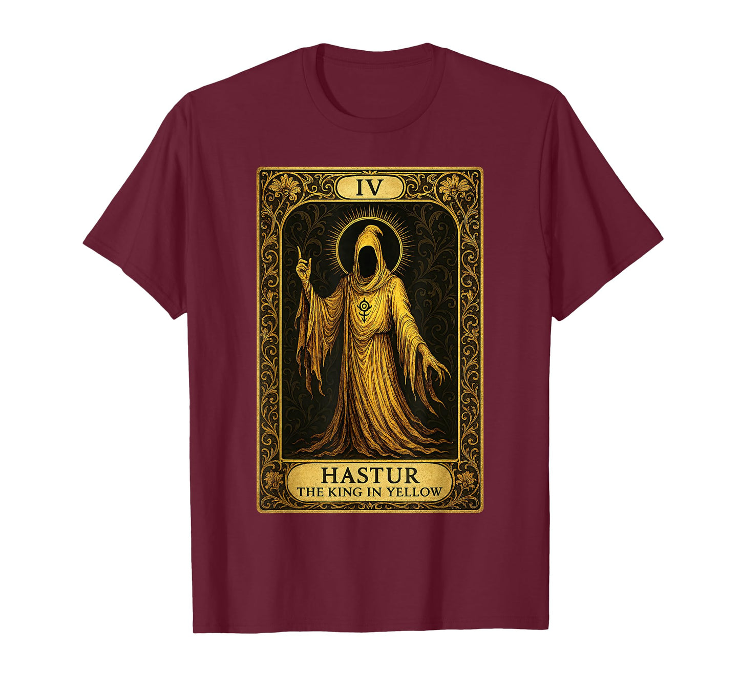Hastur King in Yellow Cthulhu Mythos Necronomicon Tarot T-Shirt