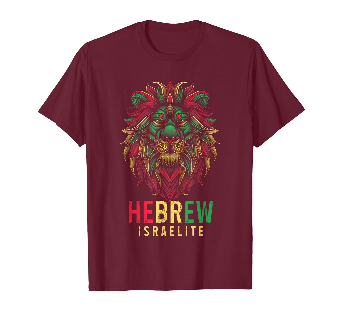Hebrew Israelite Lion Of Judah Tribe YHWH Jew Jewish Yah T-Shirt