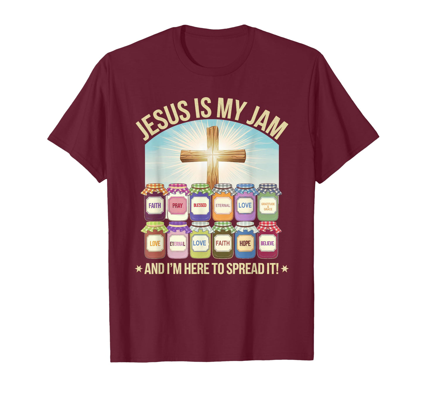 Jesus is My Jam Tshirt Men Women Christian Bible Verse T-Shirt