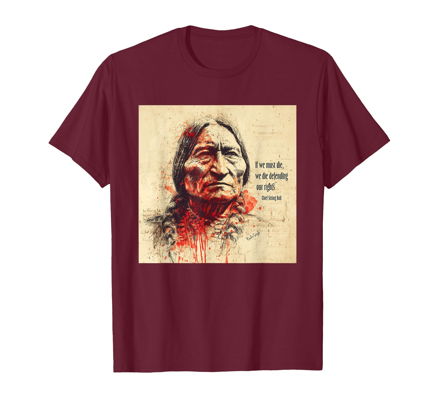 Sitting Bull - Defend Your Rights T-Shirt