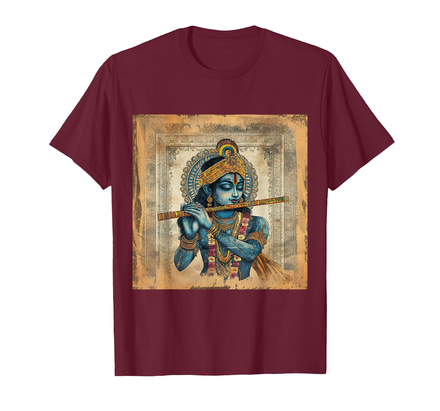 Krishna God oF Love Hindu Deity Ancient Hinduism Mythology T-Shirt