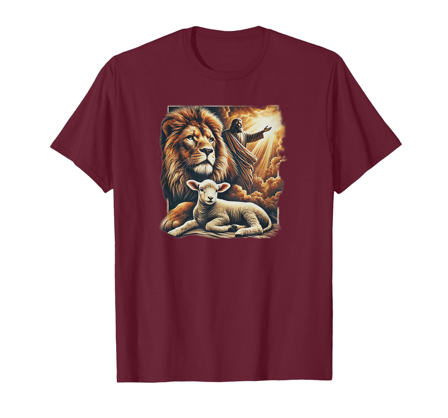 Revelation 5:5 lion and lamb T-Shirt