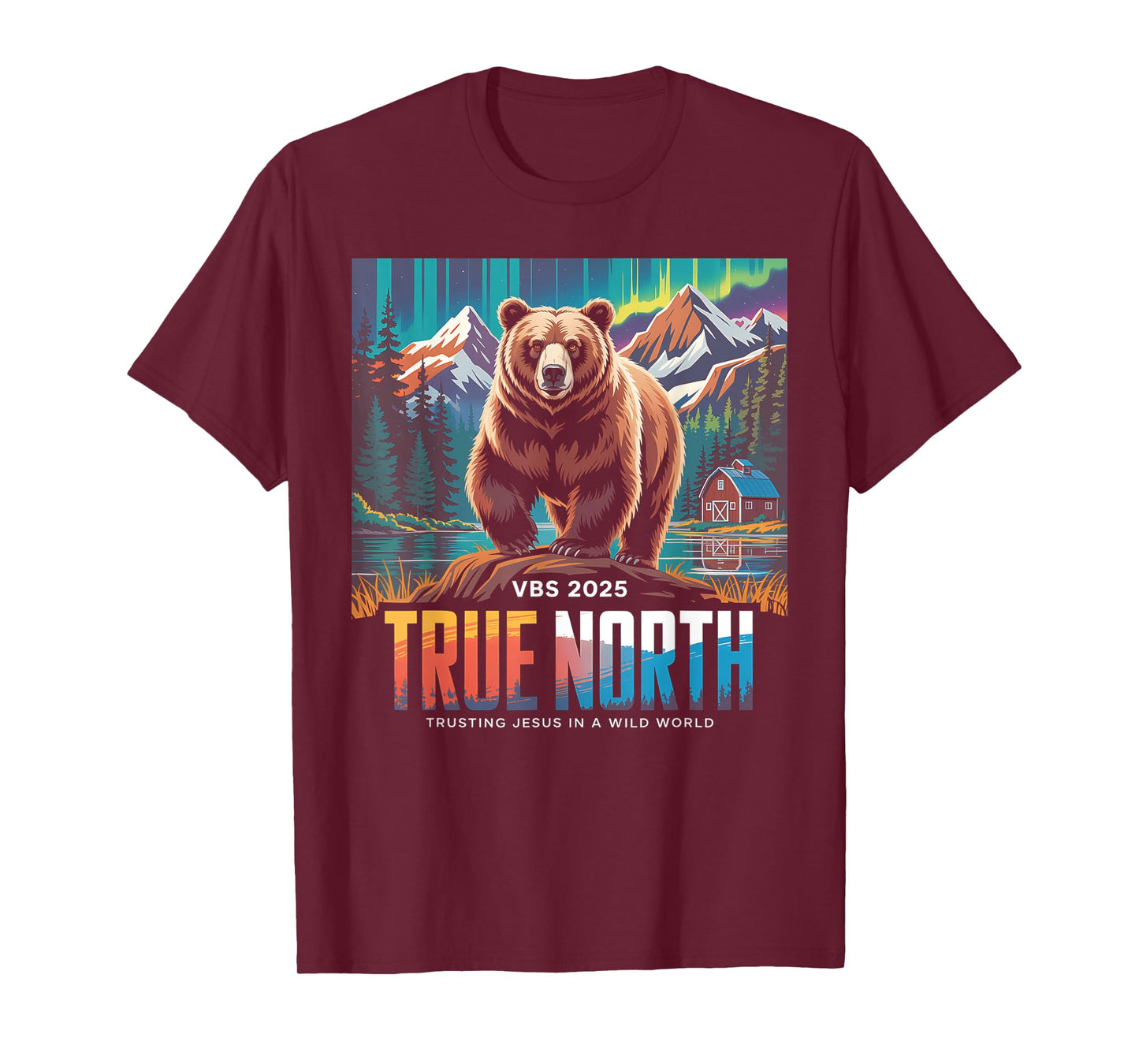 VBS 2025 True North Trusting Jesus Christian Summer T-Shirt