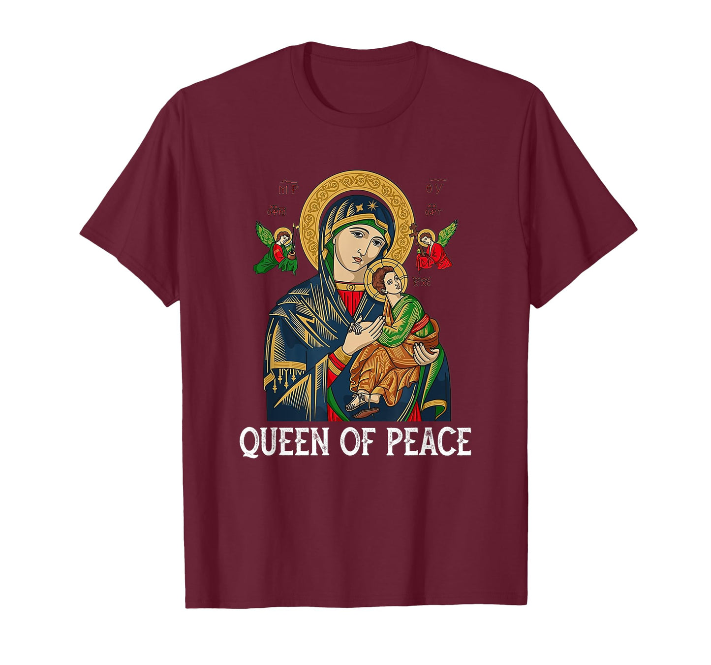 Our Lady of Perpetual Help Blessed Mother Mary Catholic T-Shirt