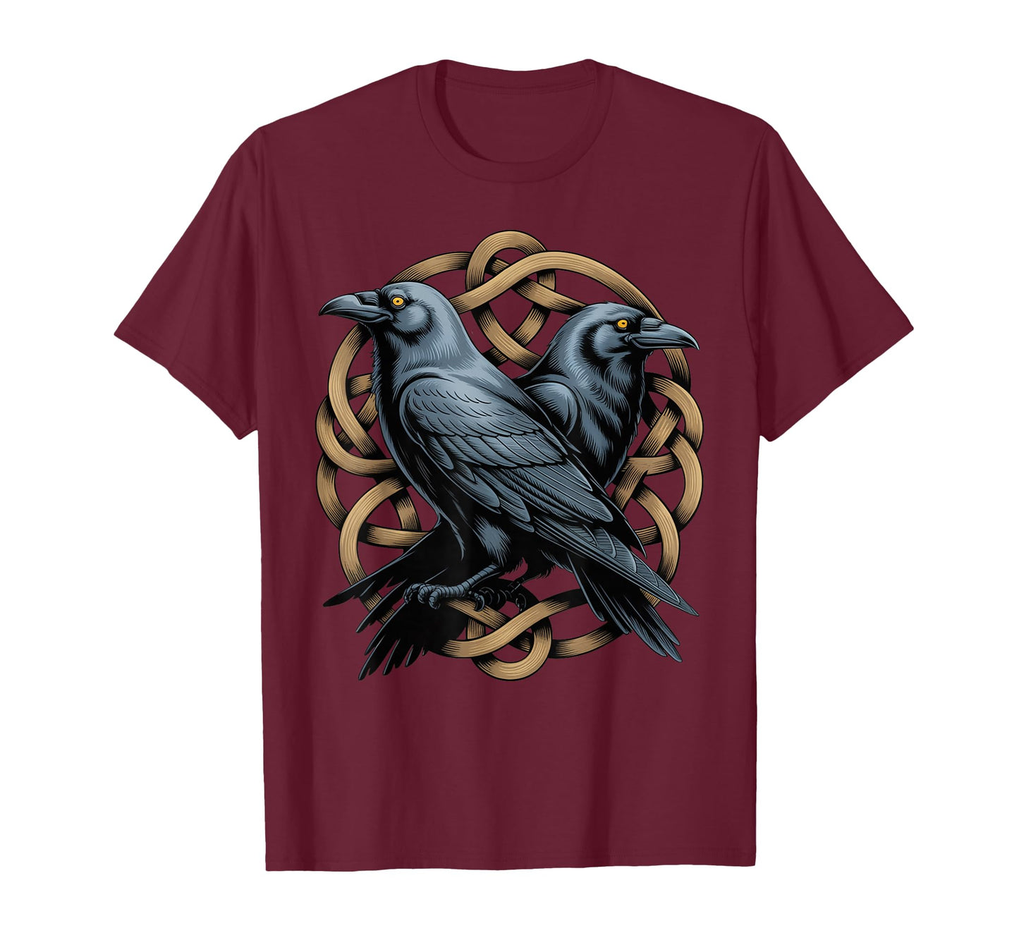 Norse Knotwork - Odins Raven Viking Midgard Thor Walhalla T-Shirt
