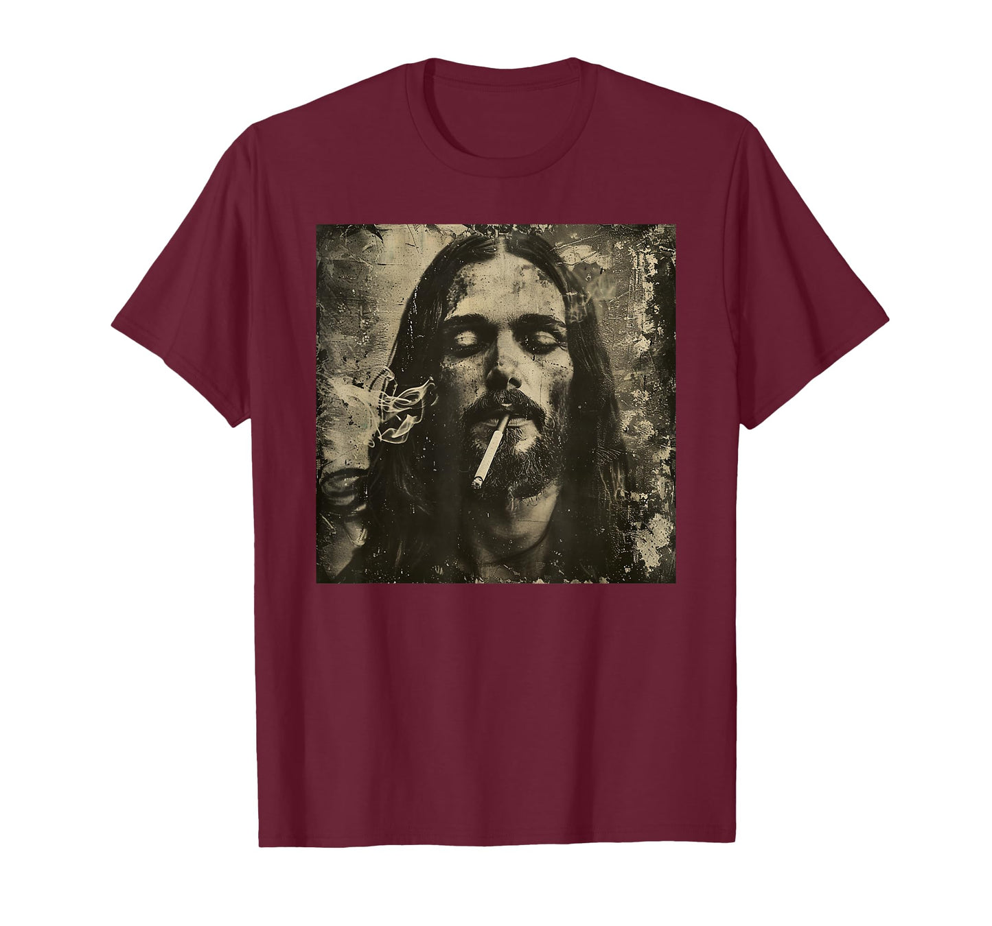 Cooler Jesus Christ Smokes, Resistance, Rebellious Jesus T-Shirt