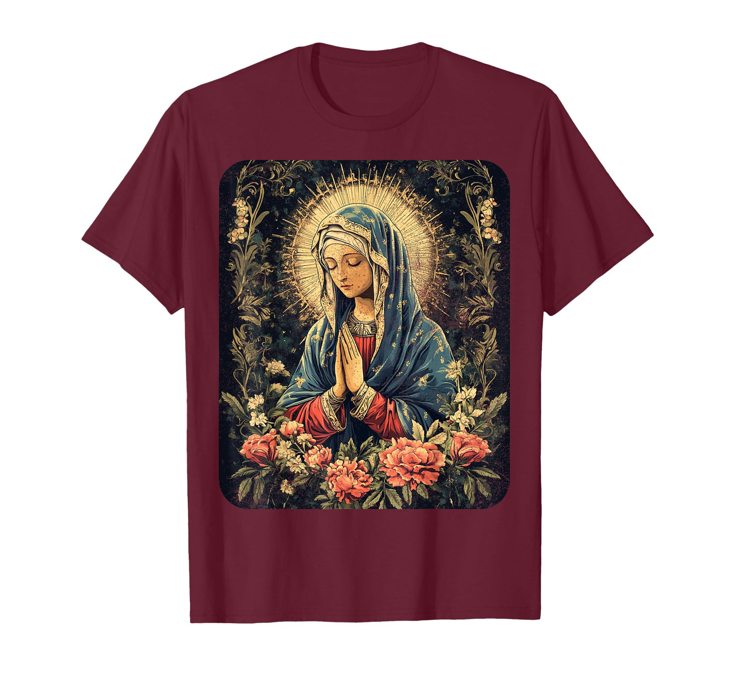 Vintage Virgin Mary Art T-Shirt