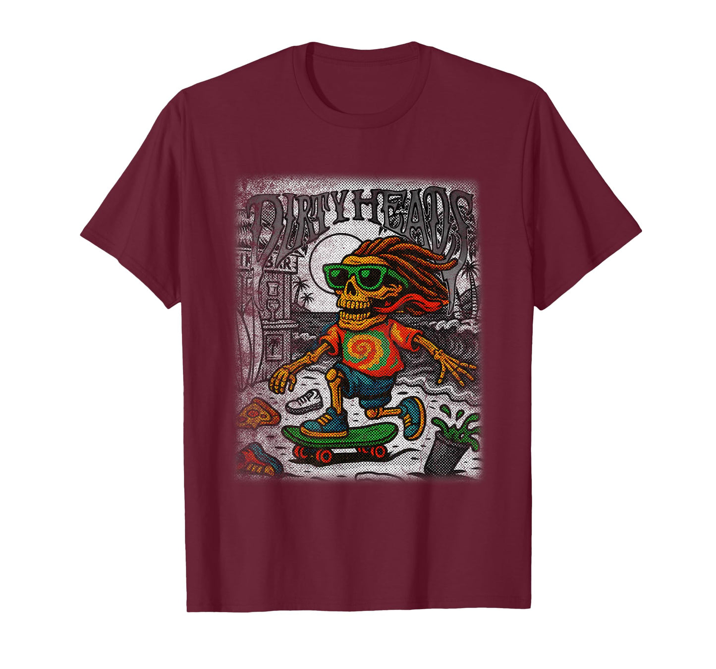 Vintage Dirty Heads in retro Funny style T-Shirt