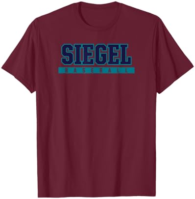 Siegel High School Baseball T-Shirt - T-Shirt | Maroon