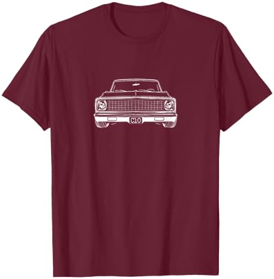 Classic 67-72 C10 Truck Front Grill Silhouette C10 Truck T-Shirt - T-Shirt | Maroon