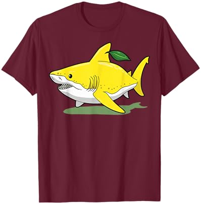 Lemon Shark T-Shirt - T-Shirt | Maroon