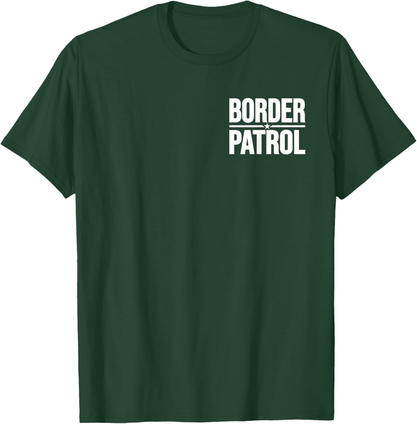 Border Patrol Uniform Halloween Costume (2-sided) T-Shirt - T-Shirt | Forest
