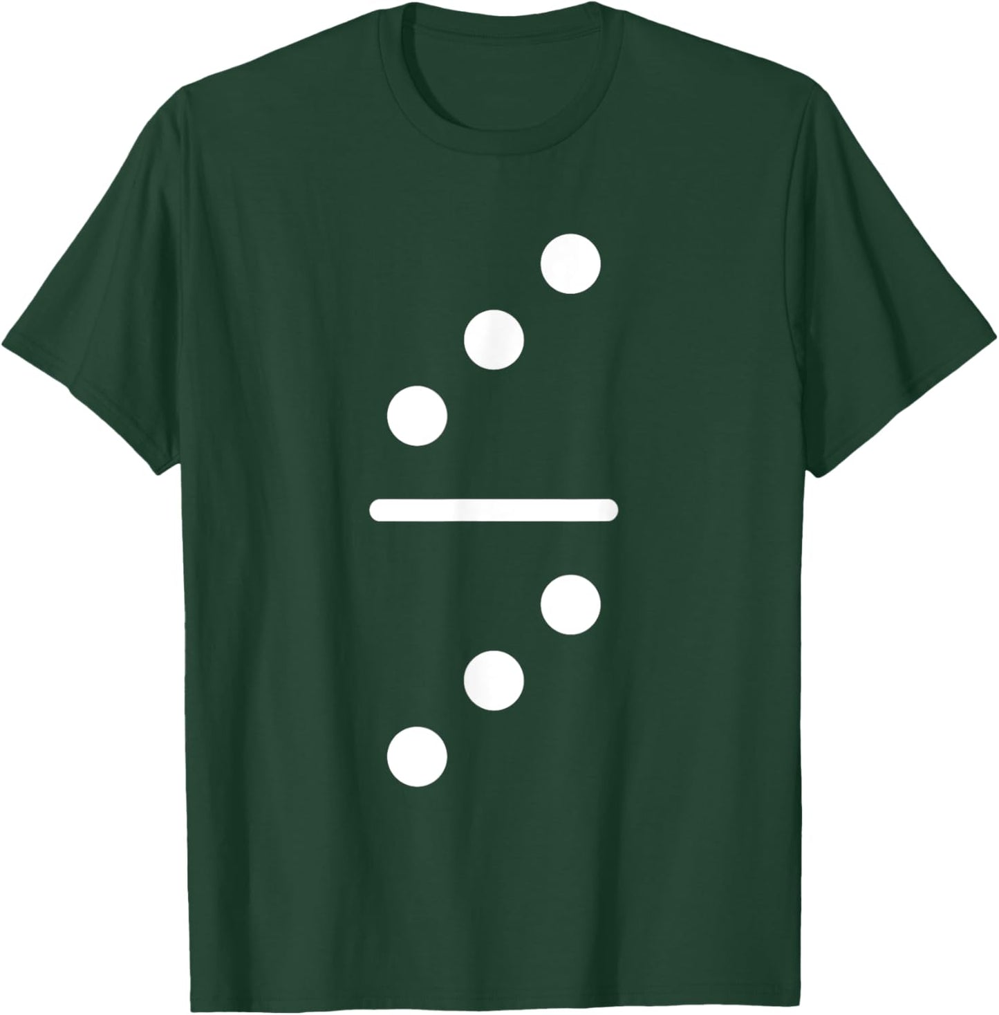 Domino Game 3 3 Dots Matching Halloween Group Costume T-Shirt - T-Shirt | Forest