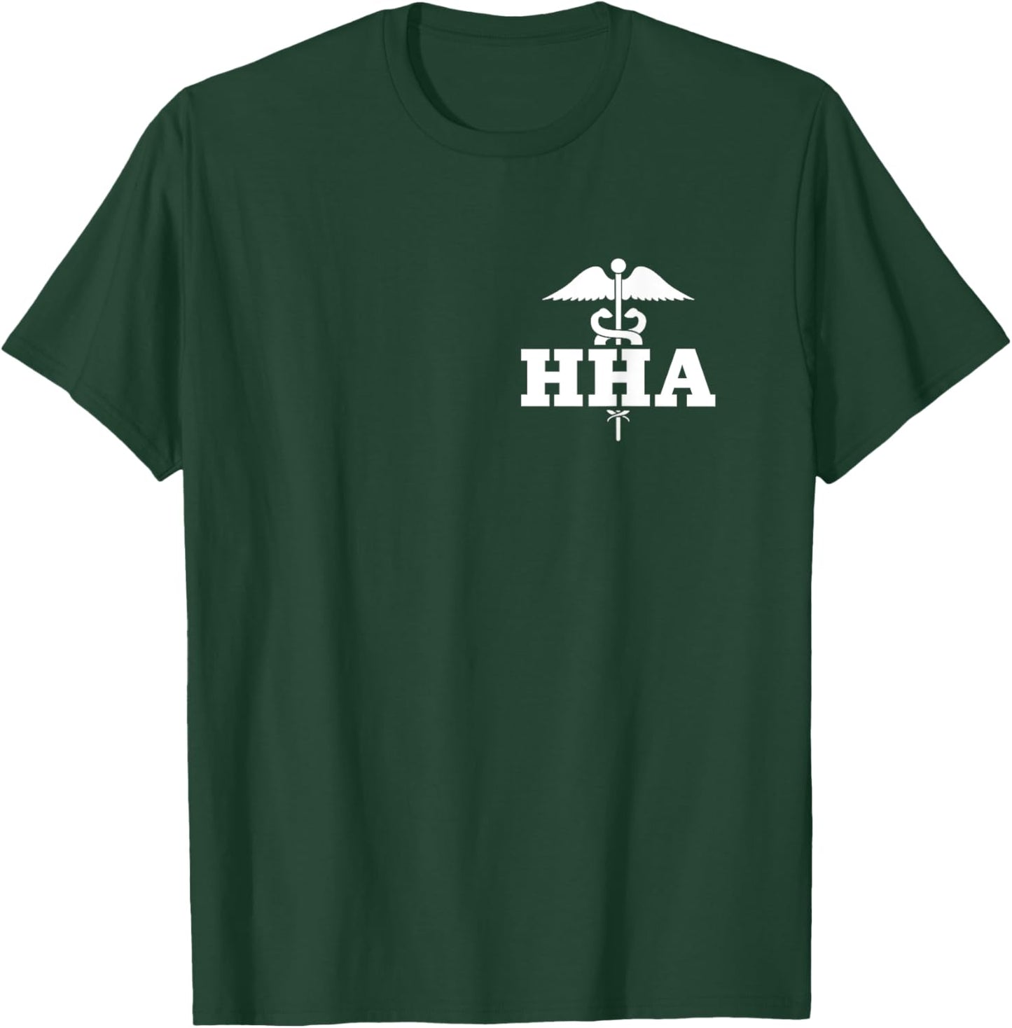 Home Health Aide HHA Gifts -Adults Black Short Sleeve Classic Fit T-Shirt - T-Shirt | Forest