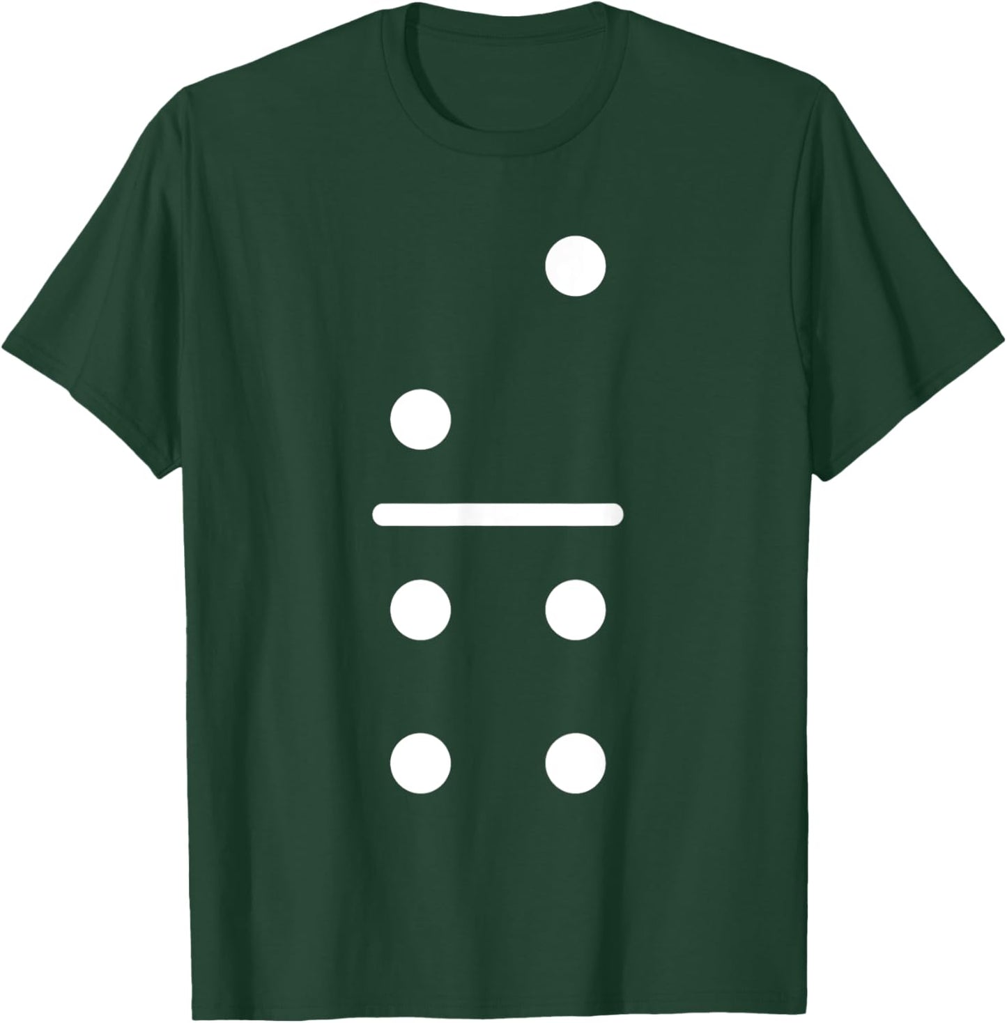 Domino Game 2 4 Dots Matching Halloween Group Costume T-Shirt - T-Shirt | Forest