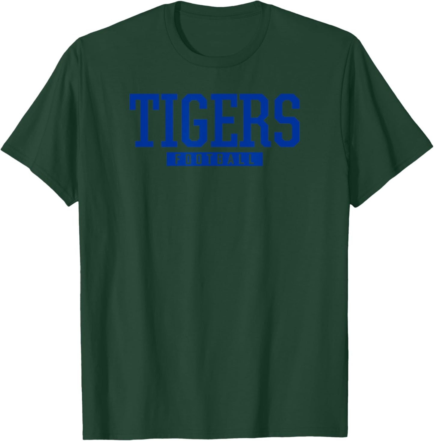 Tidehaven Tigers Football HS T-Shirt - T-Shirt | Forest