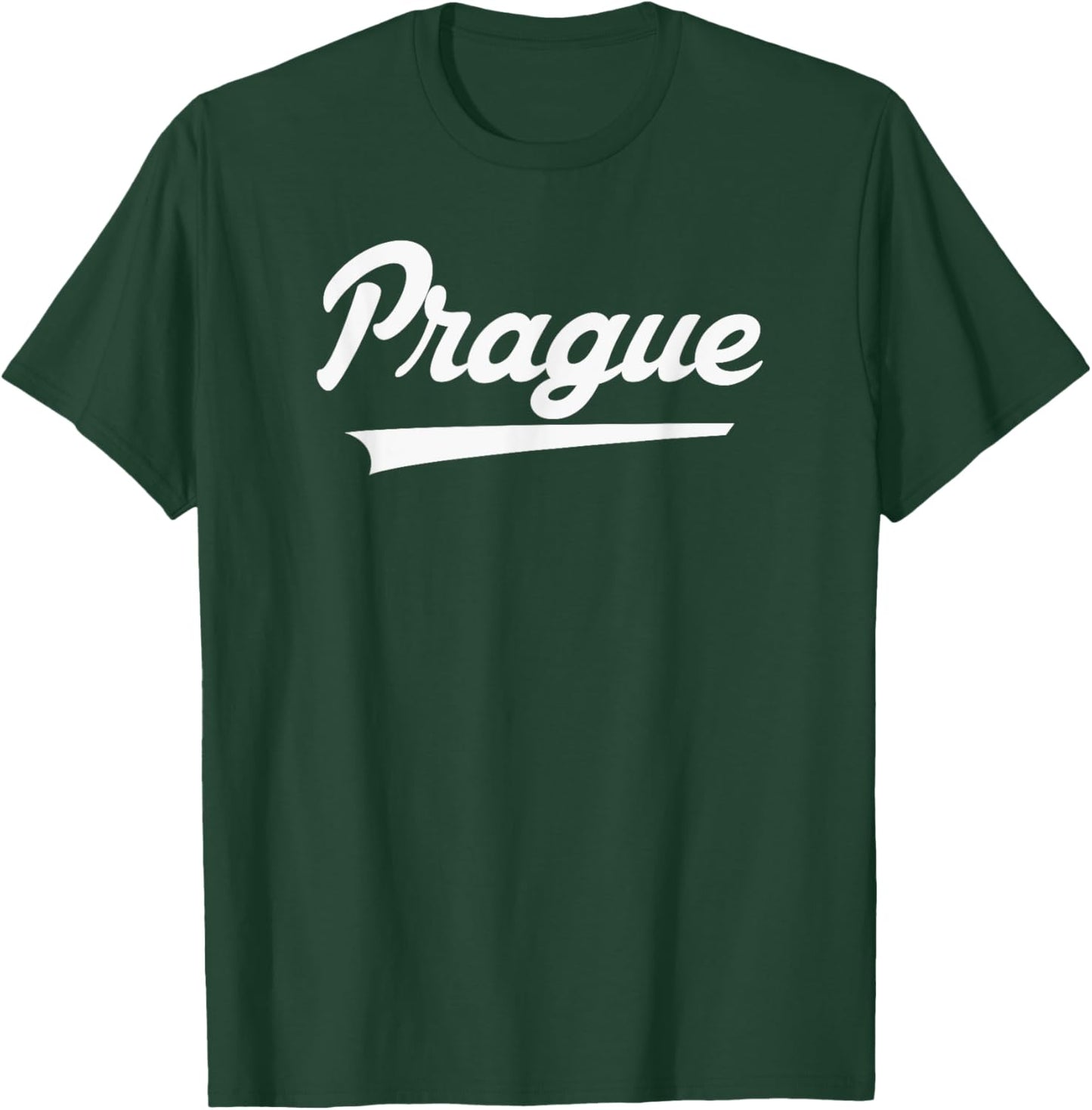 Prague High School Vintage Swoosh T-Shirt - T-Shirt | Forest