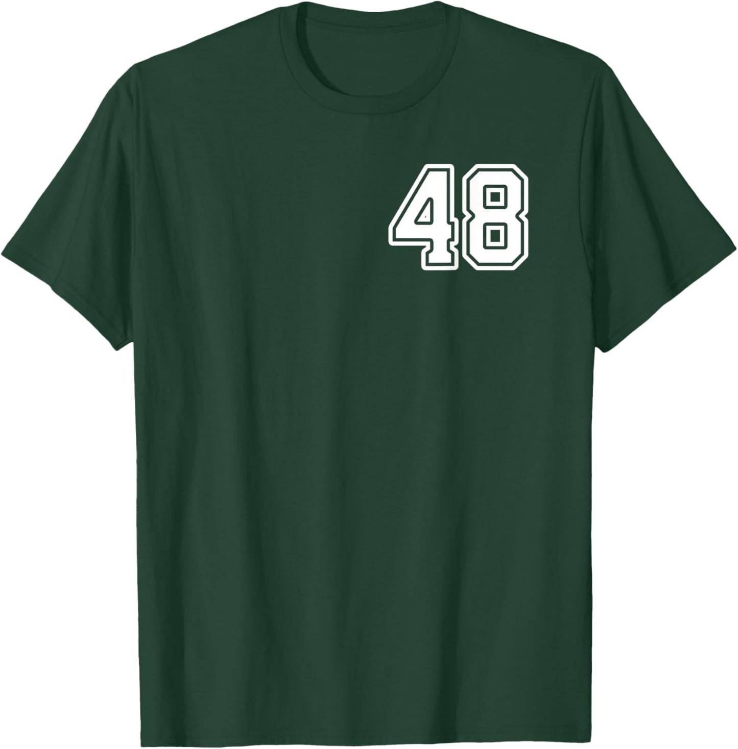 Number 48 Shirt #48 Player Sports Team Men Women Kids T-Shirt - T-Shirt | Forest