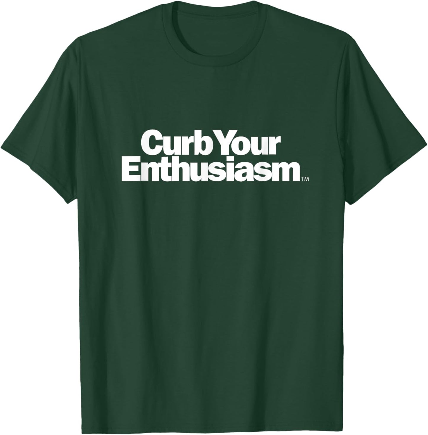 Curb Your Enthusiasm Curb Logo PAPL14515 -Adults Black Small T-Shirt - T-Shirt | Forest