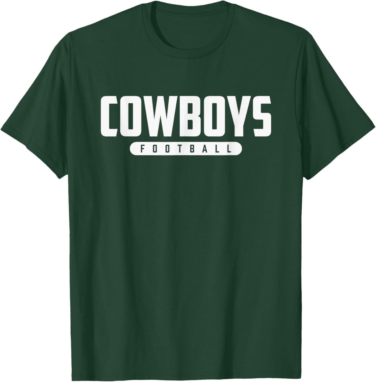 Grantsville Cowboys Football T-Shirt - T-Shirt | Forest