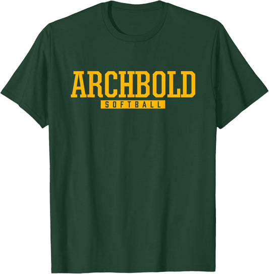 Archbold High School Softball T-Shirt - T-Shirt | Forest