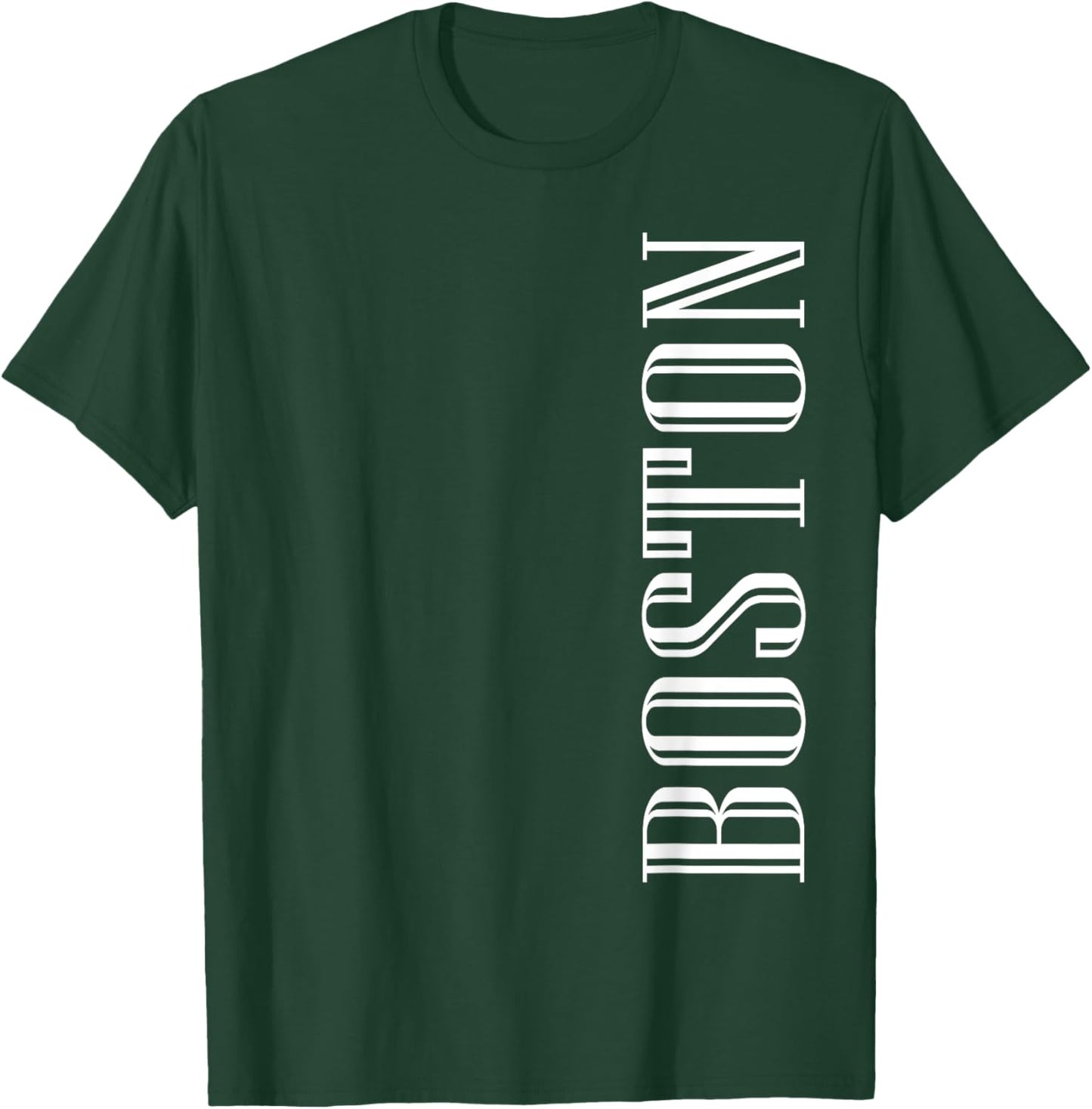Boston Elegant MA City Home Pride Boston T-Shirt - T-Shirt | Forest