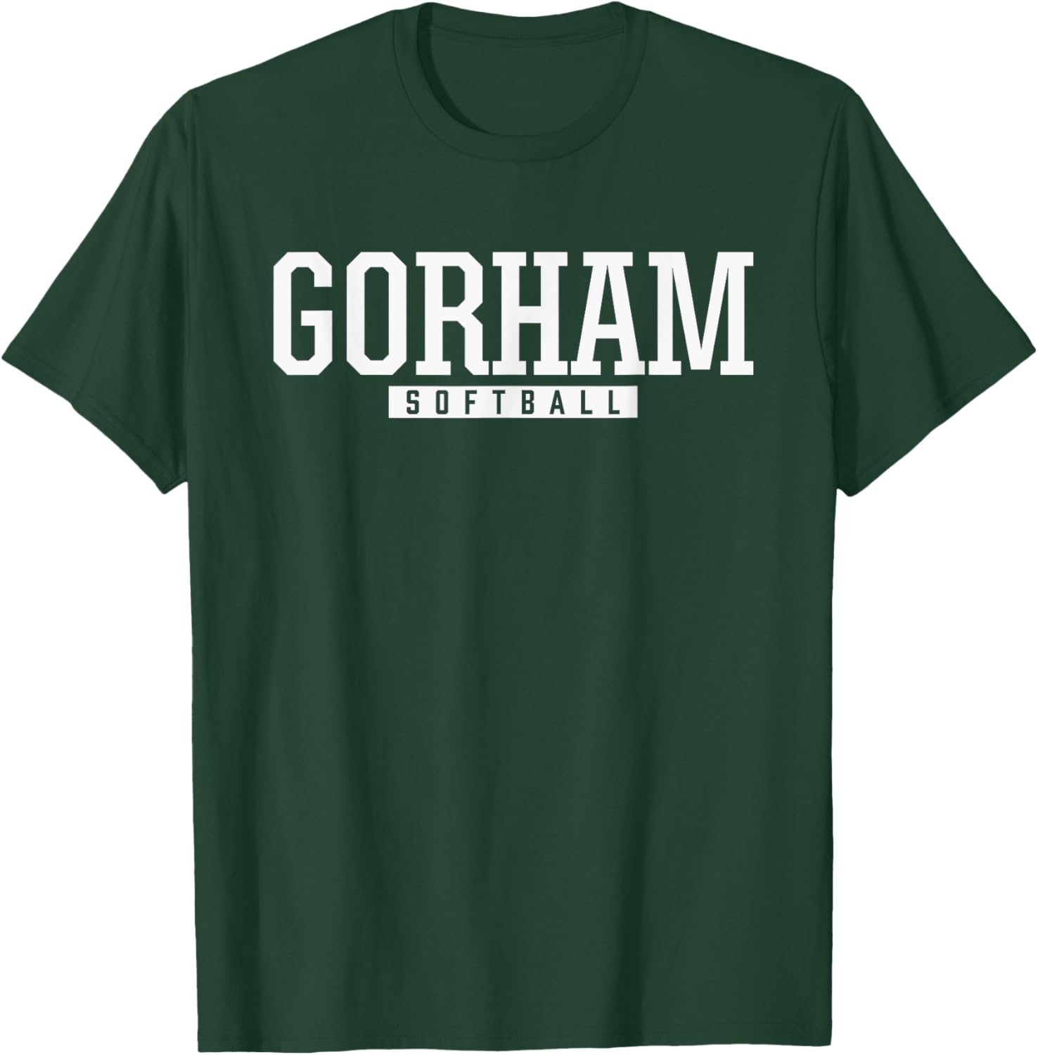 Gorham High School Softball T-Shirt - T-Shirt | Forest